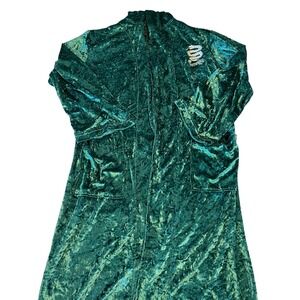Harry Potter Slytherin Robe Velvet Green XL Wizarding World-no‎ belt
